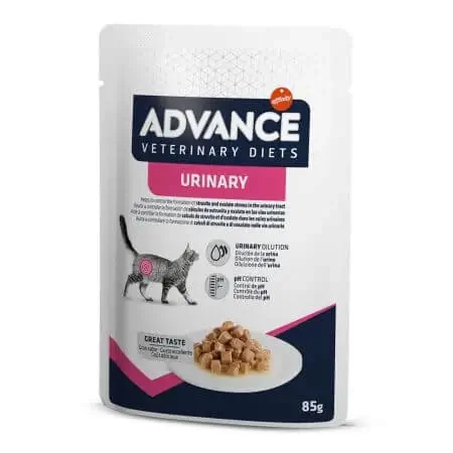 Влажный корм для кошек Urinary, 85 г, Advance Veterinary Diets: цены и характеристики