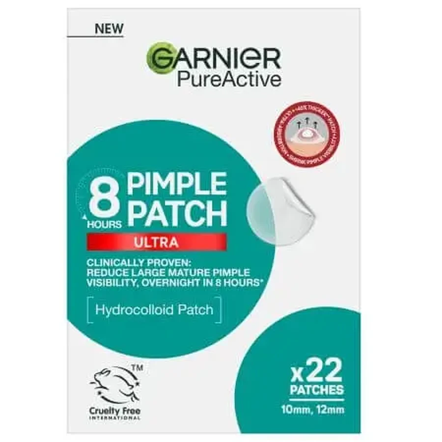 Пластыри от прыщей Pure Active Ultra, 22 штуки, Garnier: цены и характеристики