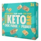 Протеиновый батончик с арахисом и шоколадной крошкой Keto Bar, 3х30 г, Пульсин