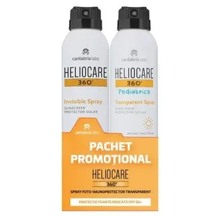 Heliocare 360° Paediatrics SPF 50+, 200 мл + Heliocare 360° Invisible Spray SPF50+, 200 мл + Heliocare 360° Invisible Spray SPF50+, 200 мл, Кантабрія, Кантабрія