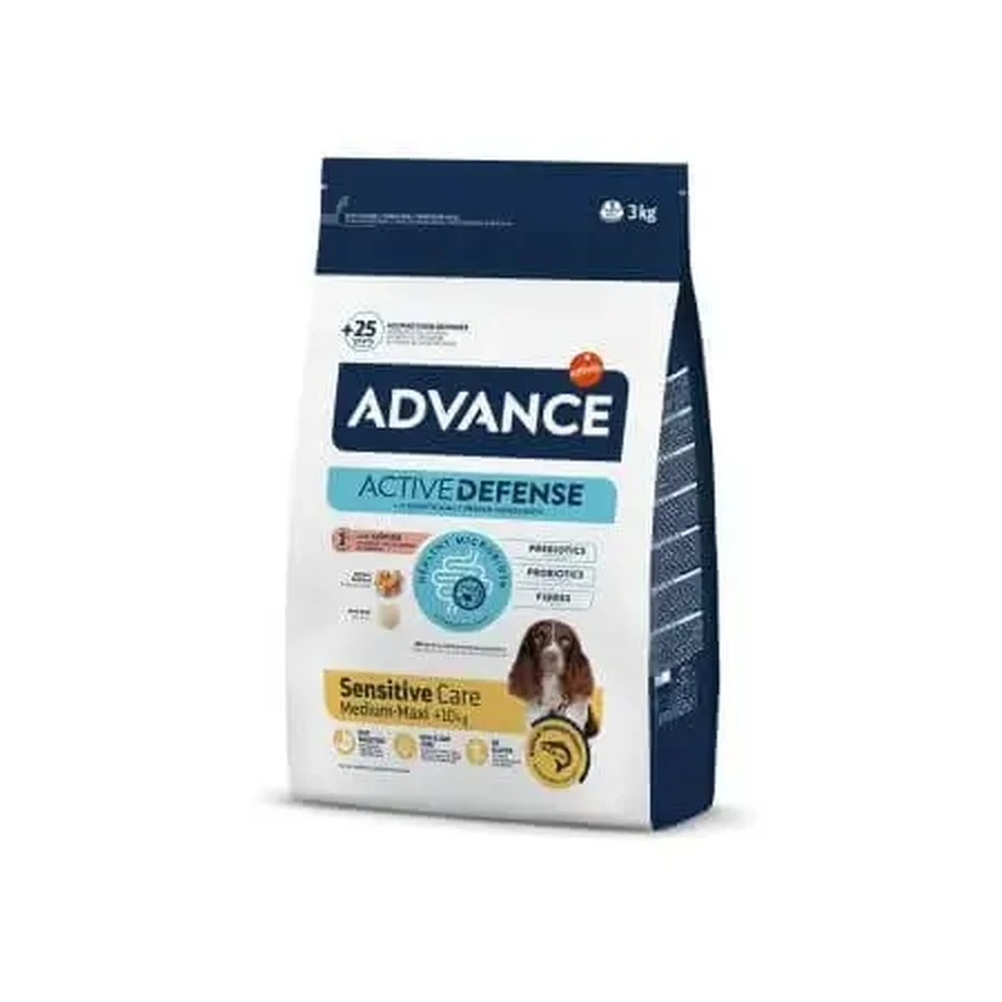 Сухой корм с лососем и рисом для собак Sensitive Care Active Defence, 3 кг, Advance Veterinary Diets: цены и характеристики