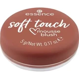 Пенящиеся румяна, 20 Rustic Rouge, Soft Touch Mousse Blush, 5 г, Essence