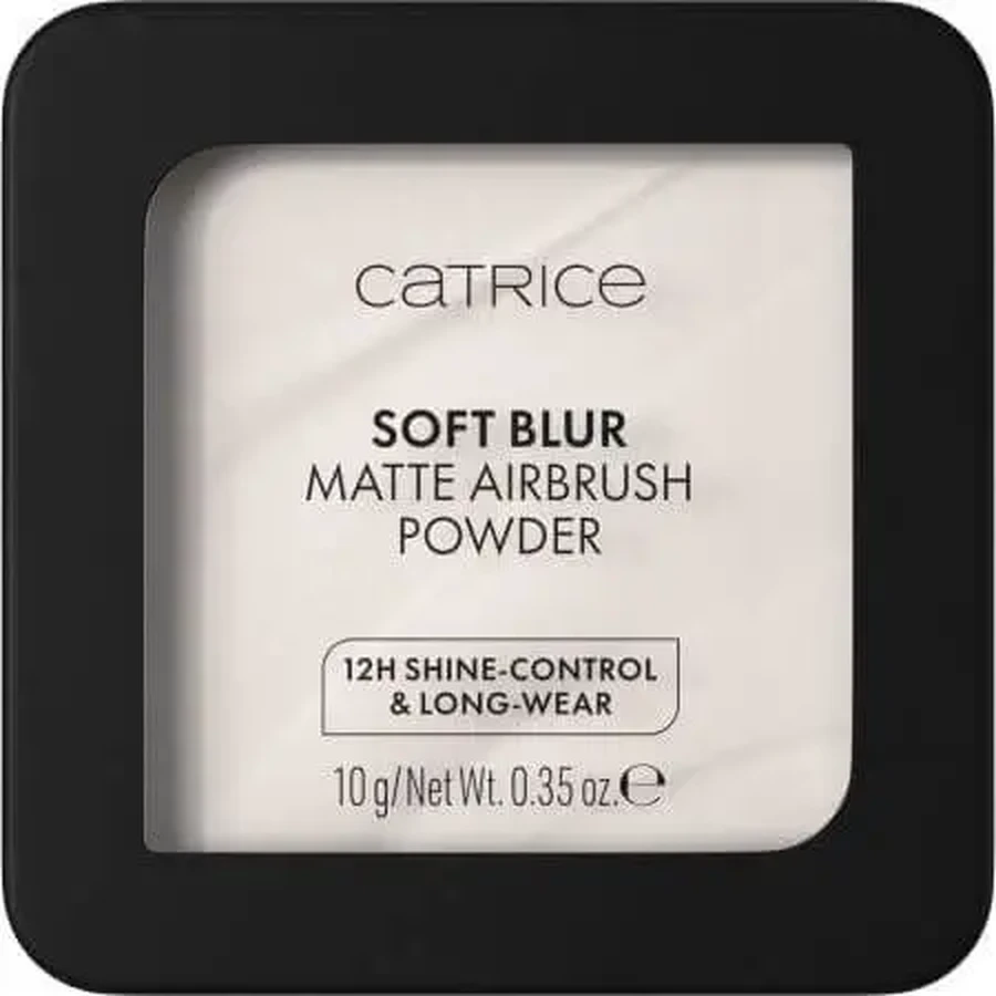 Компактна пудра 001N, м'яка розмиваюча матова пудра для аерографа Soft Blur, 10 г, Catrice: ціни та характеристики