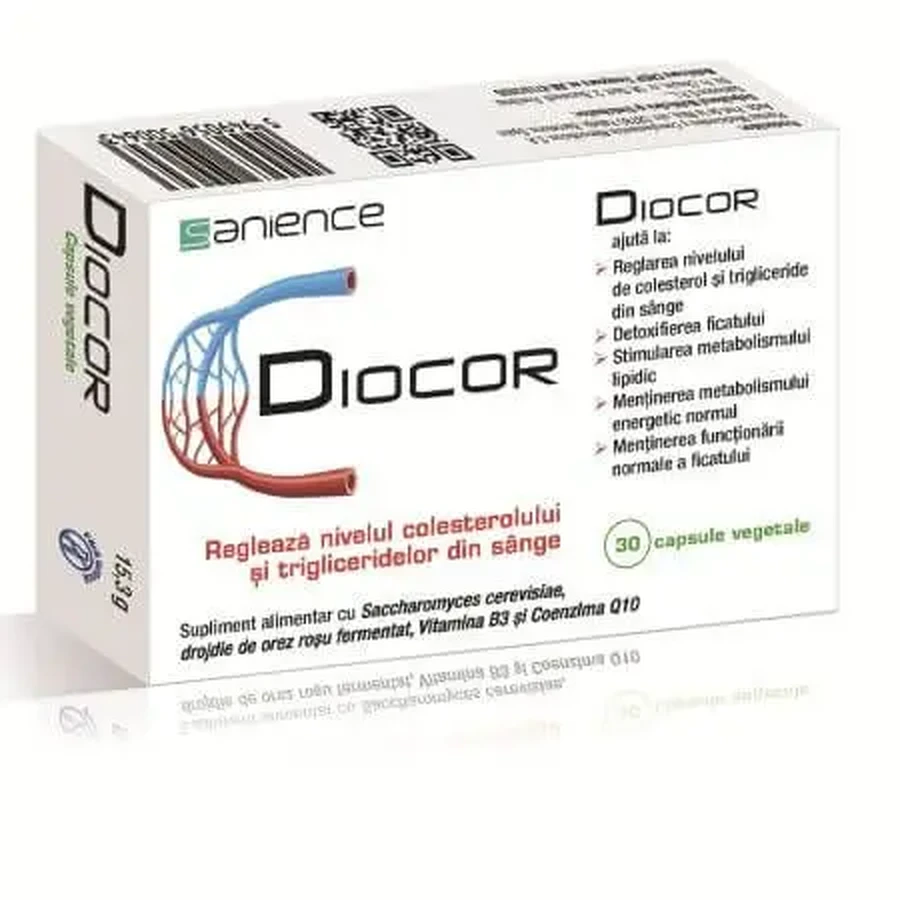 Diocor Sanience, 30 вегетаріанських капсул, Sanience: ціни та характеристики