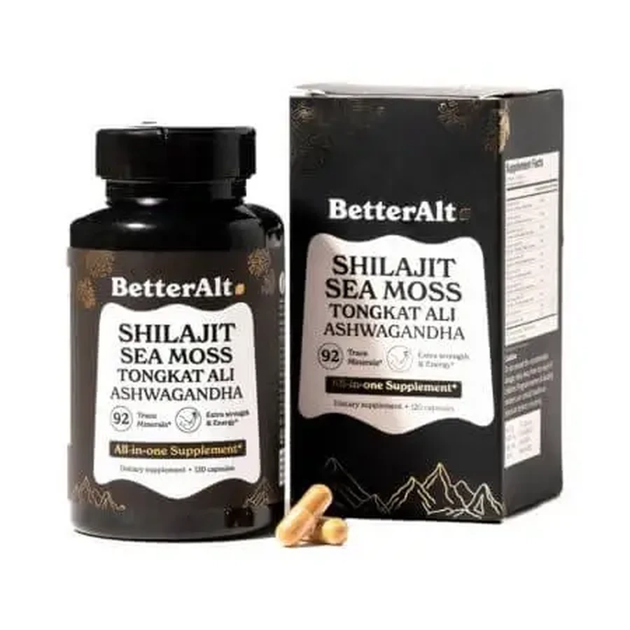 Шиладжит Морской мох Better Alt, 120 капсул, GNC: цены и характеристики