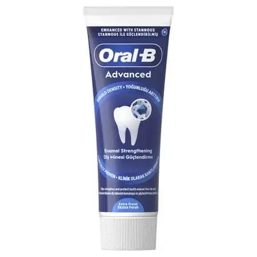 Зубна паста зі смаком евкаліпта Advanced Ebamel Зміцнення, 75 мл, Oral-B: ціни та характеристики