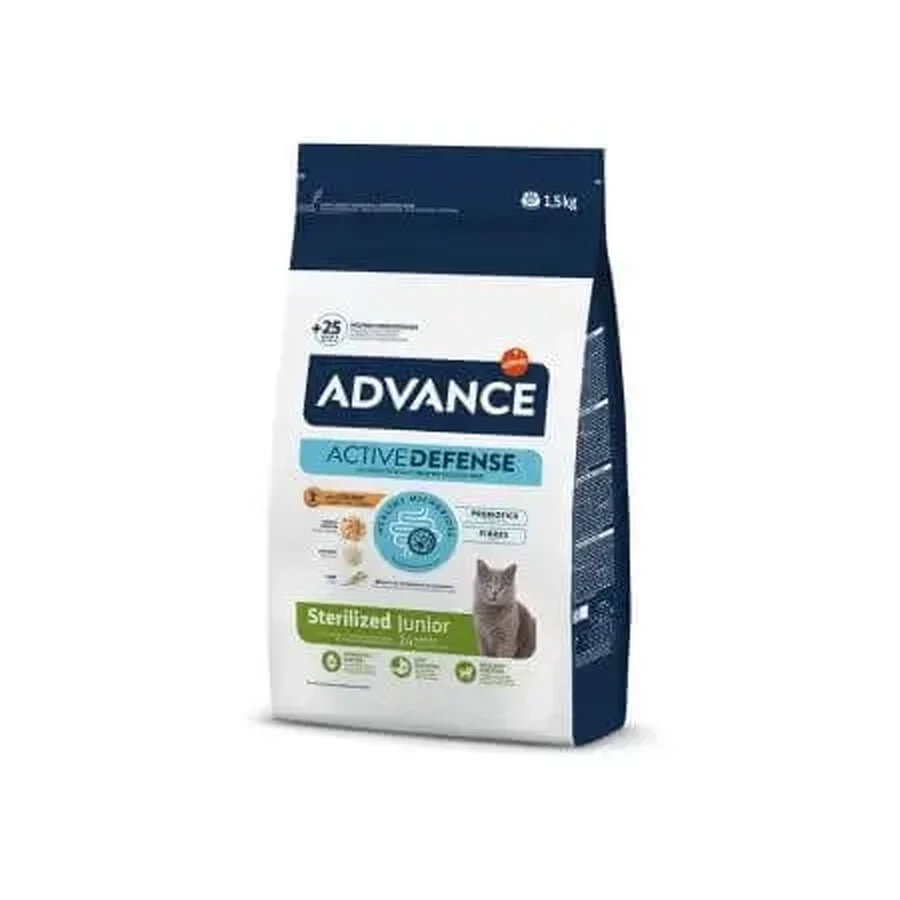 Сухой корм для стерилизованных кошек Junior Active Defense, 1,5 кг, Advance Veterinary Diets: цены и характеристики