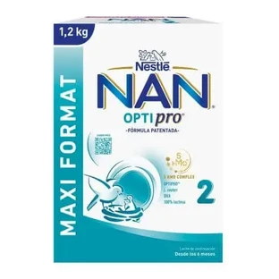 Молоко сухое Nan Optipro 2, 1200 г, Nestle