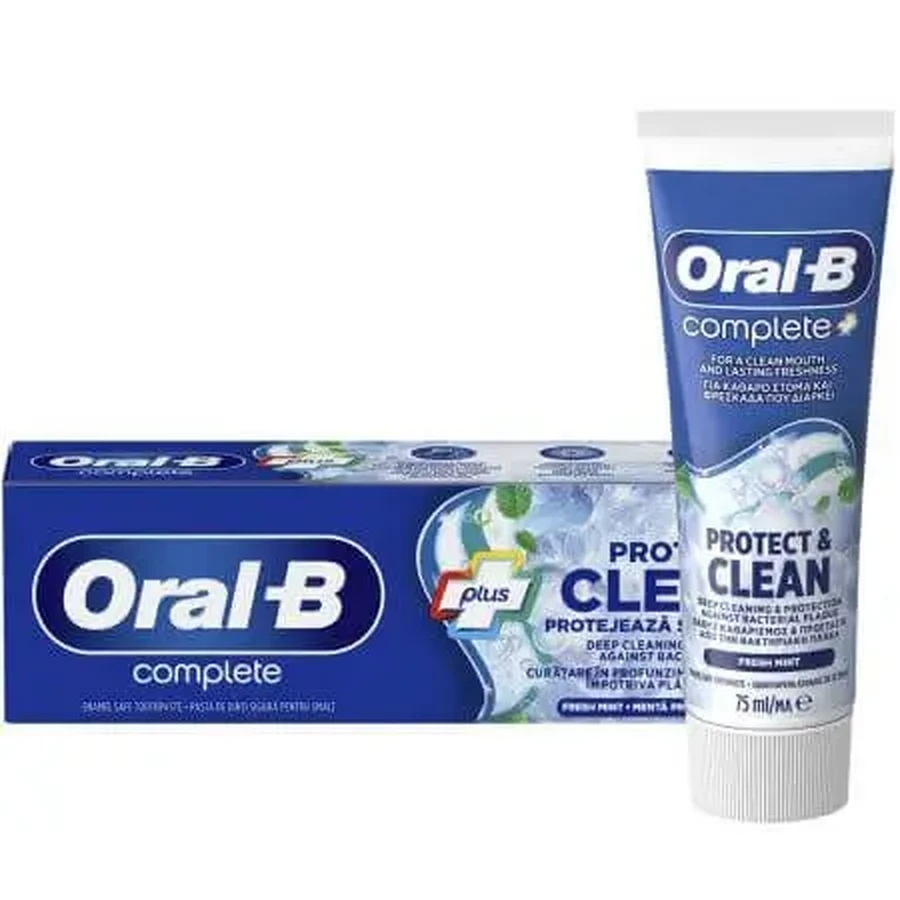 Зубна паста Complete & Clean, 75 мл, Oral-B: ціни та характеристики