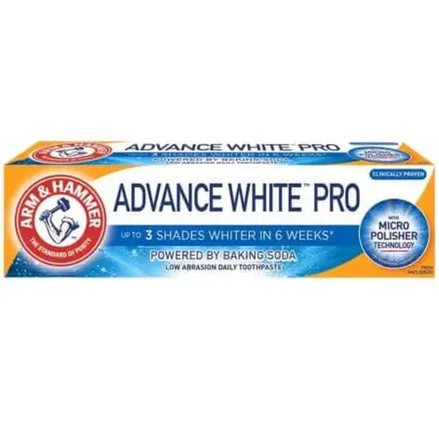 Зубная паста Advance White Pro с пищевой содой 75 мл, Arm & Hammer: цены и характеристики