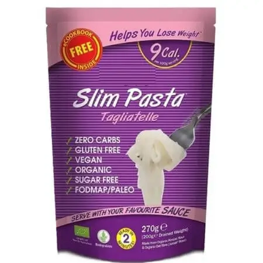 Тальятелле з борошна коньяку, 270 г, Slim Pasta: ціни та характеристики