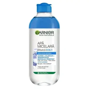 Двофазна міцелярна вода Skin Naturals з блакитними квітами, 400 мл, Garnier