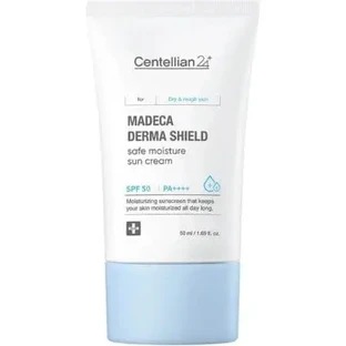 Солнцезащитный увлажняющий крем SPF50 PA++++, Madeca Derma Shield, 50 мл, Centellian 24