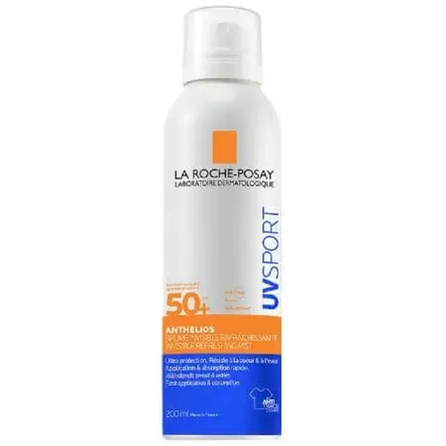 Anthelios UVSport невидимый спрей для тела с солнцезащитным фактором SPF 50+, 200 мл, La Roche-Posay: цены и характеристики