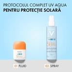 Зволожуючий спрей для обличчя та тіла із захистом від сонця SPF 50 Capital Soleil Soleil UV Aqua, 200 мл, Vichy: ціни та характеристики