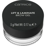 Гель для фіксації брів прозорий 010, Lift & Laminate Brow Gel, 5 г, Catrice