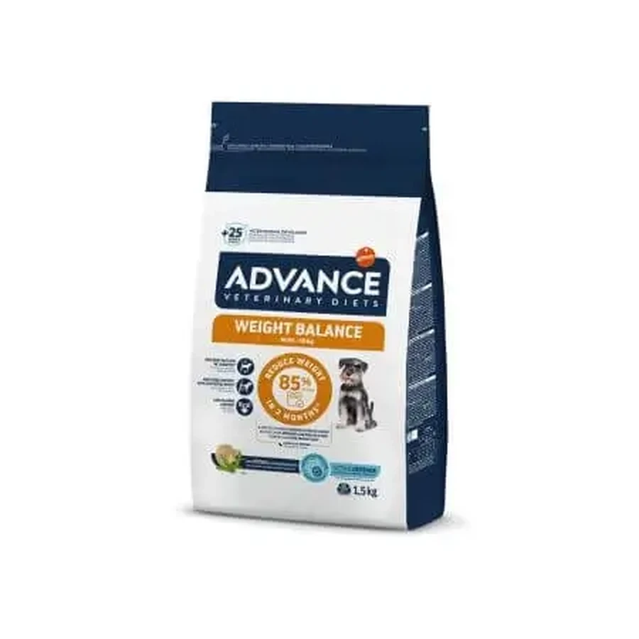 Сухий корм для собак Mini Weight Balance, 1,5 кг, Advance Veterinary Diets: ціни та характеристики