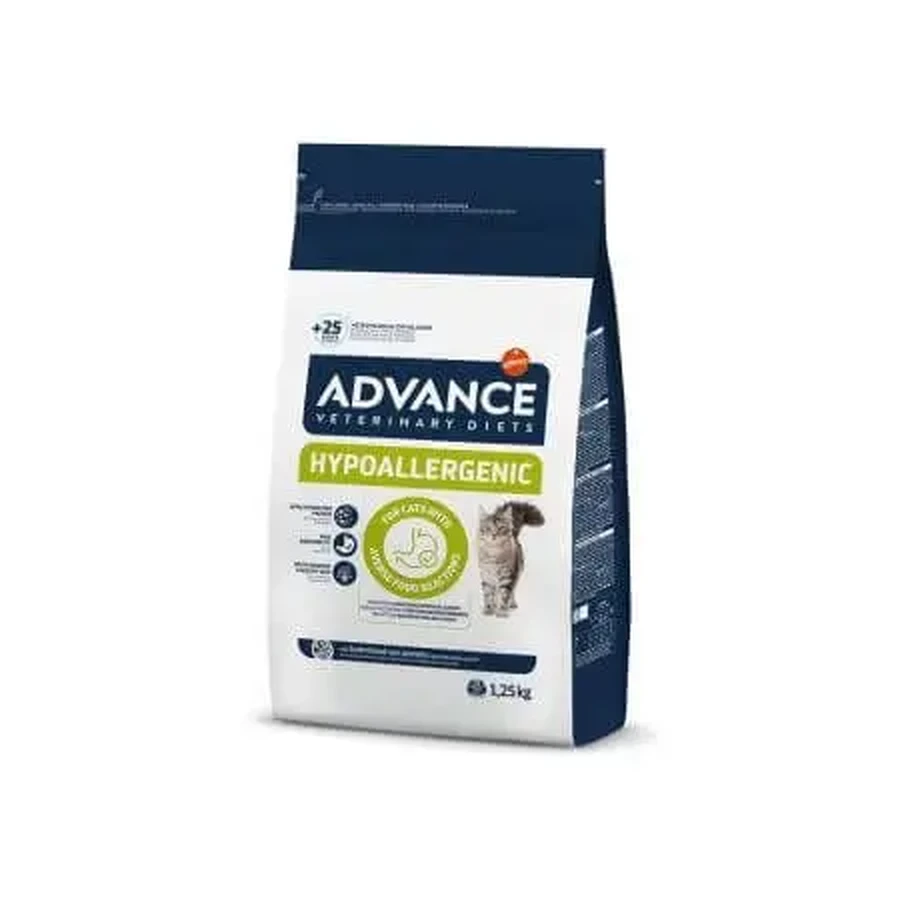 Сухой корм для кошек Гипоаллергенный, 1,25 кг, Advance Veterinary Diets: цены и характеристики