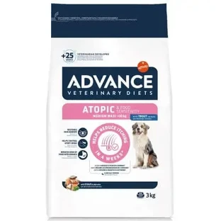 Сухой корм для собак с форелью и алоэ вера Atopic Derma Care, 3 кг, Advance Veterinary Diets