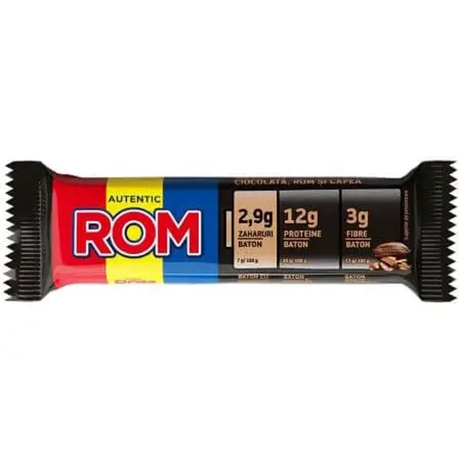 Протеиновый батончик с шоколадом и ромовым кремом с кофе, 41 г, Rum: цены и характеристики