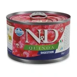 Вологий корм з ягням для дорослих собак Adult Mini Quinoa Digestion N&D, 140 г, Farmina