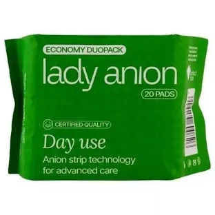 Щоденні прокладки з органічної бавовни, 20 шт, Lady Anion