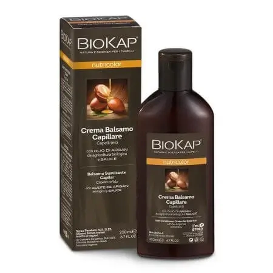 Відновлювальний кондиціонер для фарбованого волосся Nutricolor, 200 мл, Biokap: ціни та характеристики