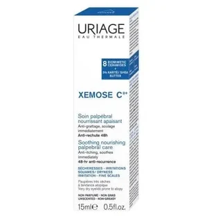 Питательный и успокаивающий крем для контура глаз Xemose C8+, 15 мл, Uriage