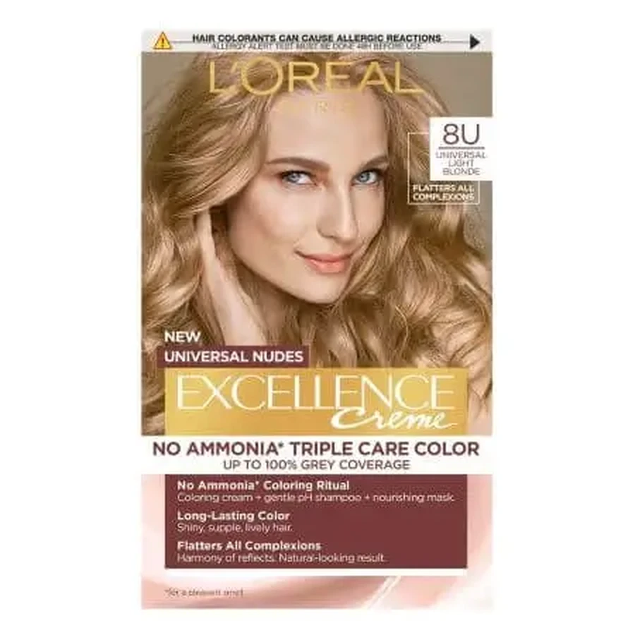 Excellence Универсальная светлая блондинка краска для волос без аммиака, 192, Loreal: цены и характеристики