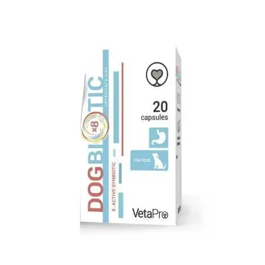 Dogbiotic Пребиотическая добавка для собак Dogbiotic Digestive, 20 капсул, Vetapro: цены и характеристики