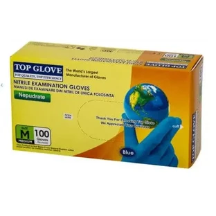 Хирургические перчатки, неопудренные, 100 штук, Top Glove