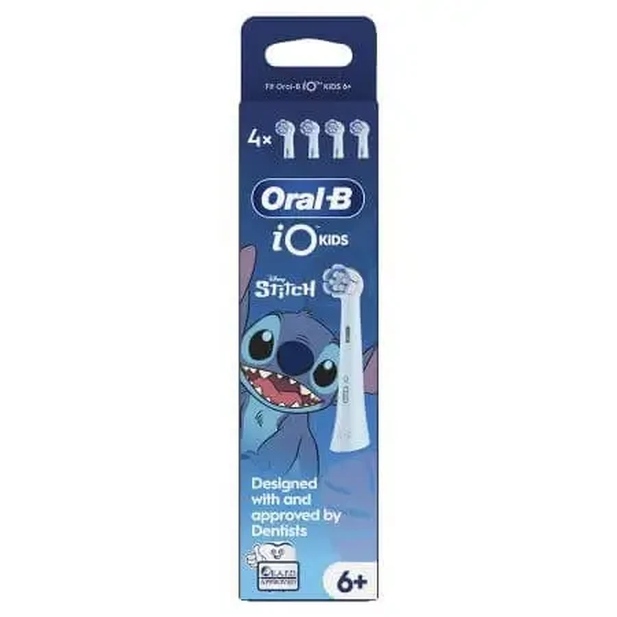 Дитяча електрична зубна щітка Stitch iO, 4 штуки, Oral-B: ціни та характеристики