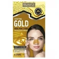 Коллагеновые полоски для очищения пор носа Gold, 6 штук, Beauty Formulas