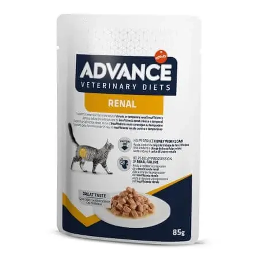 Вологий корм для котів Renal, 85 г, Advance Veterinary Diets: ціни та характеристики