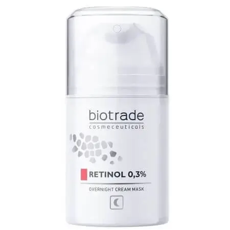Антивіковий нічний крем з 0,3% ретинолу, 50 мл, Biotrade: ціни та характеристики