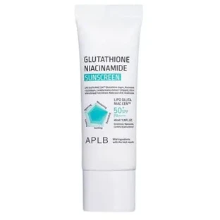 Крем для обличчя SPF 50+ PA++++ з глутатіоном та ніацинамідом, 40 мл, Aplb