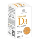 Ліпосомальний вітамін D3, 2000 МО, 60 вегетаріанських капсул, BioSunLine