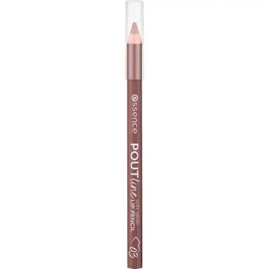 Олівець для губ, 03 Bare Affair, м'яке ковзання POUTline, 0,62 г, Essence: ціни та характеристики