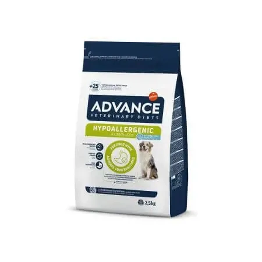 Сухой корм для собак Гипоаллергенный, 2,5 кг, Advance Veterinary Diets: цены и характеристики