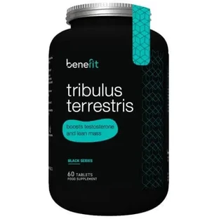 Трибулус Террестрис Черная Серия, 1000 мг, 60 таблеток, Benefit Nutrition
