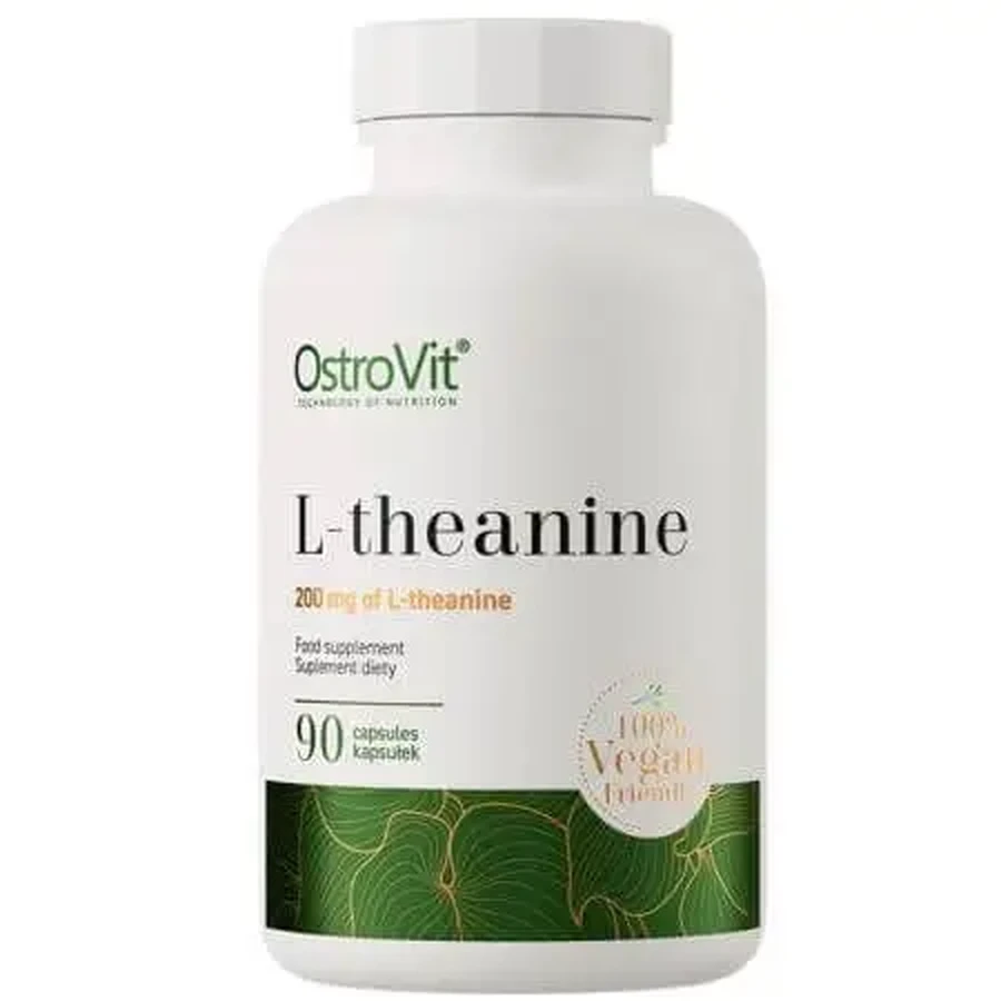 L-теанин, 90 капсул, OstroVit: цены и характеристики
