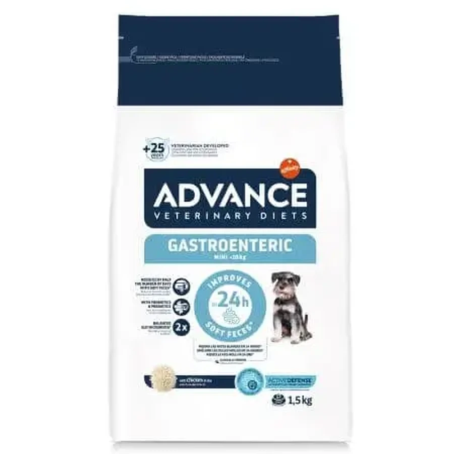Сухий корм для собак з куркою та рисом Mini Gastroenteric, 1,5 кг, Advance Veterinary Diets: ціни та характеристики