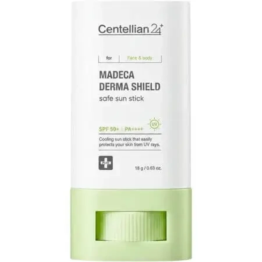 Паста з високим ступенем захисту від сонця SPF 50+ PA++++, Madeca Derma Shield, 18 г, Centellian 24: ціни та характеристики