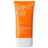 Осветляющий крем для лица с SPF50 UVA UVB, витамин C Fix Glow, 50 мл, NIP+FAB
