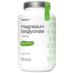 Магній бісгліцинат серії "Здоров'я", 60 капсул, Benefit Nutrition