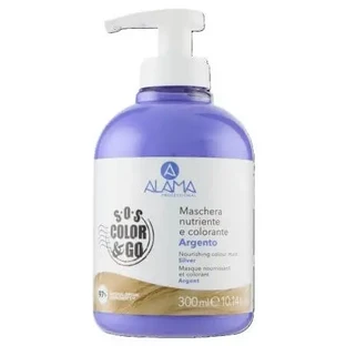 Маска для окрашивания волос Silver Silver Colour Mask, 300 мл, Alama
