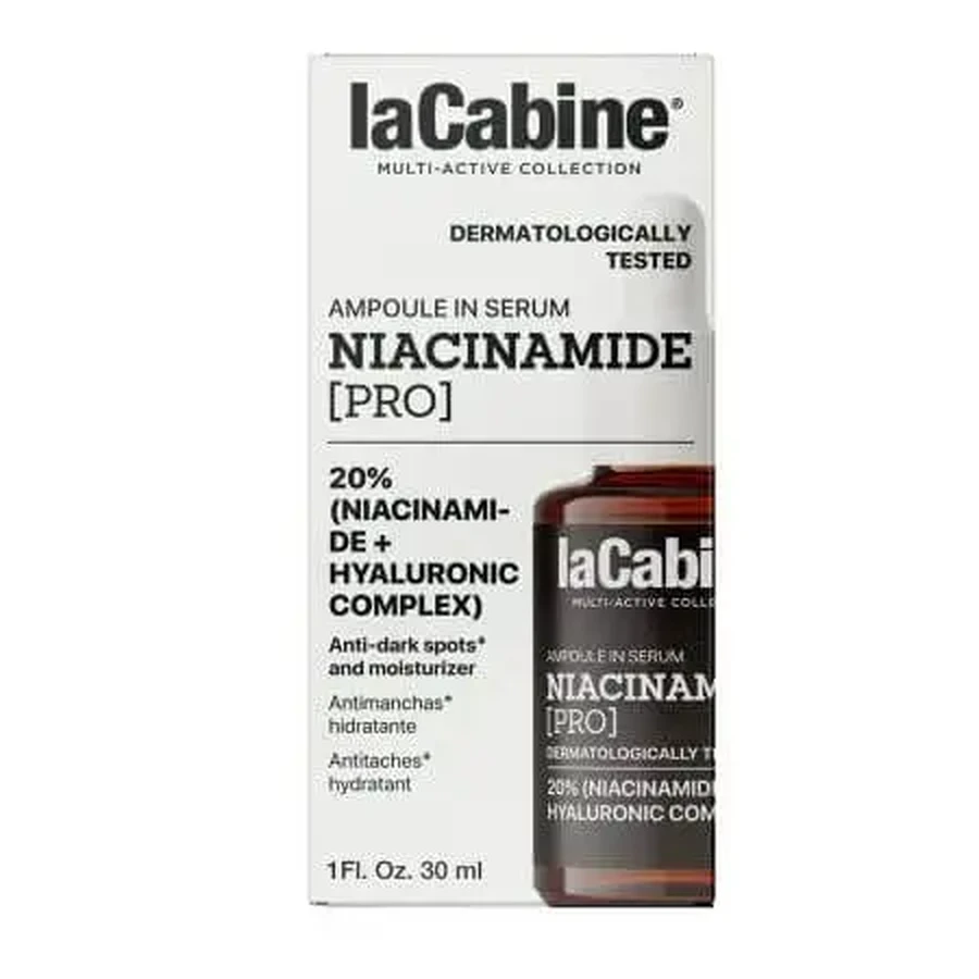 Мультиактивна сироватка для обличчя Niacinamide Pro Мультиактивна сироватка для точкової корекції, 30 мл, La Cabine: ціни та характеристики