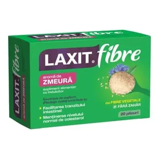 Волокно Laxit со вкусом малины, 20 пакетиков, Fiterman Pharma