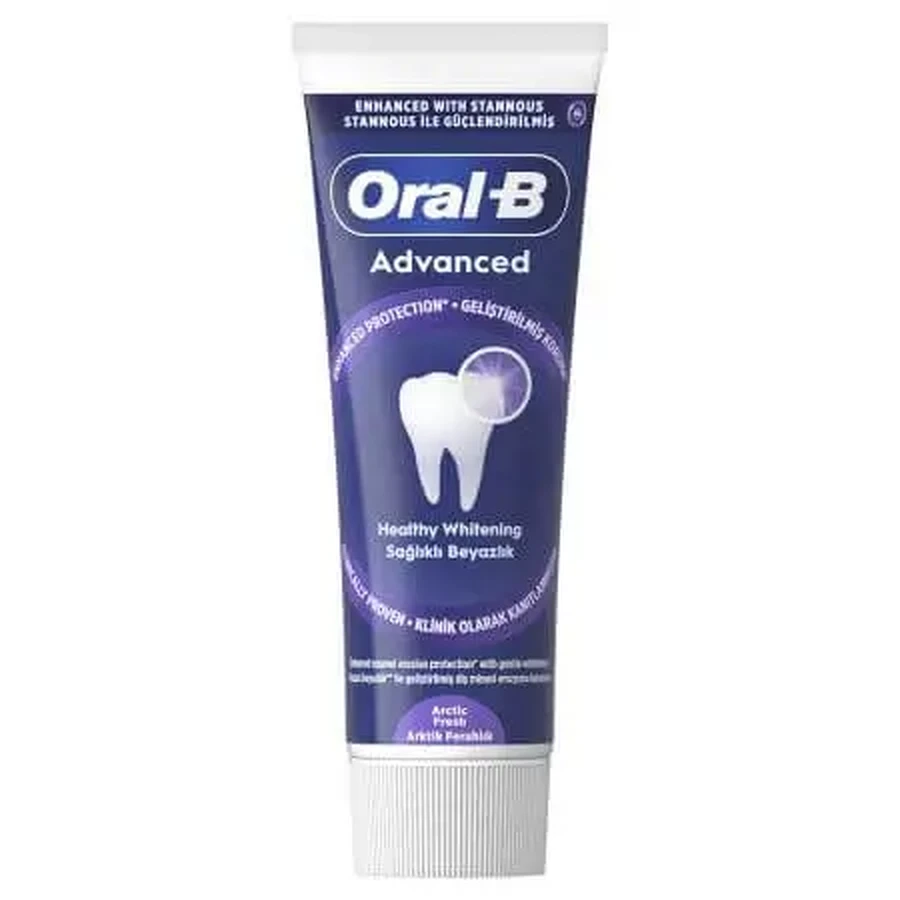 Зубная паста с мятным вкусом Advanced Healthy Whitening, 75 мл, Oral-B: цены и характеристики
