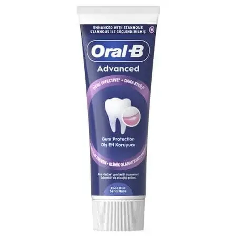 Зубна паста зі смаком м'яти Advanced Gum Protection, 75 мл, Oral-B: ціни та характеристики